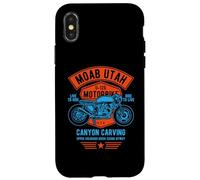 Moab Utah U-128 Moto Rétro Canyon Sculpture Coque pour iPhone X/XS