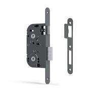 MOABI Series - Serrure de porte à encastrer Dernière génération Réversible Haute résistance jamais égalée certifié NF niveau 3 (26 Bouton sans clé)