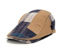 MOACC M Casquette Beret Plate,Chapeaux pour Hommes,Respirant Réglable Lvy Gavroche Casquette, Vintage Newsboy Flat Caps Maille Chapeau