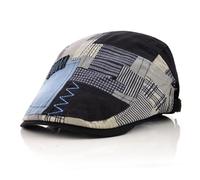 MOACC M Casquette Beret Plate,Chapeaux pour Hommes,Respirant Réglable Lvy Gavroche Casquette, Vintage Newsboy Flat Caps Maille Chapeau