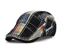 MOACC M Casquette Beret Plate,Chapeaux pour Hommes,Respirant Réglable Lvy Gavroche Casquette, Vintage Newsboy Flat Caps Maille Chapeau