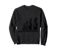 Moai Head Chili île de Pâques Sweatshirt