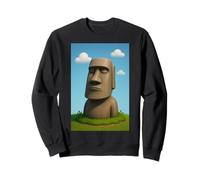 Moai Head Chili île de Pâques Sweatshirt