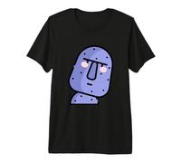 Moai Head Chili île de Pâques T-Shirt Haut de Gamme