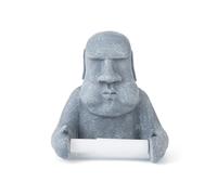 Moai Statue Porte-serviettes en papier Moai Porte-rouleau de papier Porte-serviettes pour la salle de bain Porte-mouchoirs 20,5 x 12 x 20,5 cm Porte-papier toilette mural Moai Support drôle en résine