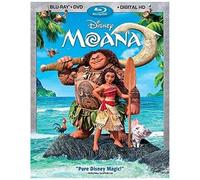 Moana – Auli'i Cravalho, Dwayne Johnson, Rachel House – Blu-ray + DVD – Pack 2 (USA)