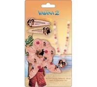 Moana Kit de beauté pour enfant avec scrunchie, pinces et collier