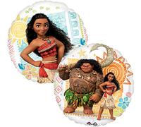 Amscan – Ballon aluminium rond Vaiana (Moana) – 3395363 – Multicolore