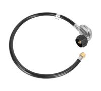 MOASKER 7627 Kit de tuyau et régulateur pour Weber Genesis 300 et Summit 400/600 Series Régulateur et tuyau, écrou évasé femelle 3/8" et tuyau QCC1 et régulateur pour la plupart des grills à gaz