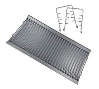 MOASKER Pièces de Rechange pour cendrier Char Griller 1224, 1324, 2121, 2222, 2727 et Charbroil - Plateau à Charbon avec 2 Crochets de Suspension