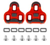 MOAZIFI Crampons de vélo compatibles avec les pédales Look Keo, Grip Blade 2 Max Carbon Classic Cleats (rouge 9°), pour vélo de route, course de vélo, vélo de compétition