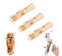MOAZIFI Lot de 3 bois de café pour chien - Bois naturel à mâcher robuste - Gros os à mâcher avec racine à mâcher - Plaisir à mâcher sûr pour petits et grands chiens