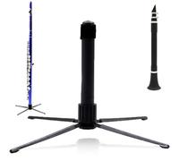 MOAZIFI Support de flûte traversière, support stable en métal, 14 x 2 cm, support de clarinette, pliable et portable, pour flûte traversière et clarinette