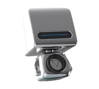 Mob - Astro Speaker - Petit Speaker Portable - Haut Parleur Puissant - Design Fun et Original - Noir (Silver)