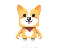 Mobility On Board Enceinte Bluetooth Animal danseur Modèle Corgi Blanc/Jaune