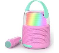 MOB Enceinte Karaoké Kit Micro LED Rose