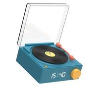 MOB Haut-parleur r?tro & R?veil VS-80 bleu (Fonctionnement sur batterie), Enceinte Bluetooth, Bleu