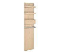 MOB-IN Colonne de Salle de Bain Suspendue chêne ENIO 165cm Porte Serviette