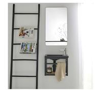 MOB-IN Ensemble Lave-Mains Hampton Gain de Place avec Miroir Tablette