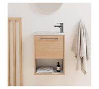 MOB-IN Ensemble Meuble Lave-Mains Nika + Robinet