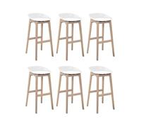 MOB-IN Lot de tabourets de Bar en Bois 65cm Riva