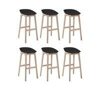 MOB-IN Lot de tabourets de Bar en Bois 65cm Riva