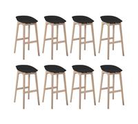 MOB-IN Lot de tabourets de Bar en Bois 65cm Riva