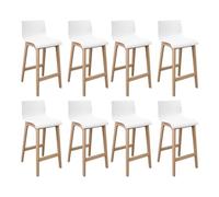 MOB-IN Lot de tabourets de Bar en chêne 65cm Tanna