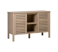 MOB-IN Meuble Double Vasque TALIX sur Pieds en chêne Naturel 120 cm