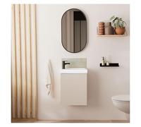 MOB-IN Meuble Lave-Mains Lisa + Miroir Ovale