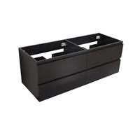MOB-IN Meuble sous Vasque 120 cm Sorrento Noir Carbone