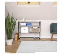 MOB-IN Portant vêtements KADRA sous combles étagères 100x85cm