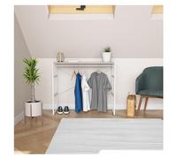 MOB-IN Portant vêtements sous combles Bois et métal Blanc KADRA penderie