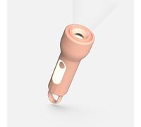 MOB - MOBILITY ON BOARD Glowy Lampe Torche Enfant Bleu - Veilleuse LED Douce en Silicone - Rechargeable USB-C - Portable avec Mousqueton - Lumière Apaisante pour Bébé et Enfant (Rose)