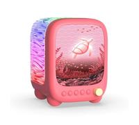 MOB - MOBILITY ON BOARD Lampe led wavy light coral avec haut-parleur bluetooth - lumière d’ambiance relaxante effet vagues - lampe décorative rechargeable usb avec télécommande - chambre salon
