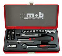 COFFRET DOUILLES METAL 29 PCS 1/4 6 PANS MOB - 0000983401
