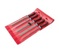 MOB Outillage 0935258501 Jeu de 5 Limes avec manche bi-matière mi-doux 250 mm