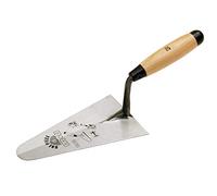 MOB Outillage 6000220501 Truelle ronde forgée 22 cm manche en Bois