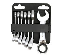 MOB Outillage 9013007001 Coffret de 7 Clés mixtes à cliquet courtes 8 à 19 mm