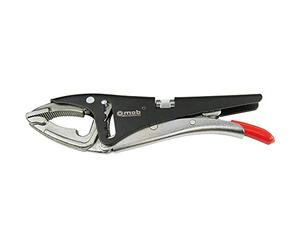 MOB Outillage 9306250001 Pince Etaux Becs Longs 250 mm, Noir