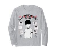 Mob Psycho 100 Body Improvement Club Collage Anime Manche Longue