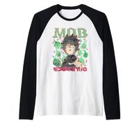 Mob Psycho 100 Mob with Dimple and Kanji Anime Manche Raglan