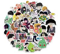 Mob Psycho 100 Pack d'autocollants 100 pièces, autocollants Anime pour bouteilles d'eau Skateboard Notebook, cadeau pour adultes enfants adolescents