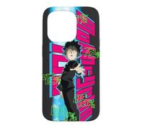 Mob Psycho 100 Pose with Neon Emotion Gauge Anime Coque pour iPhone 15 Pro