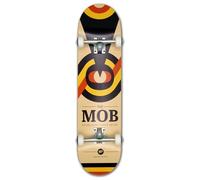 Mob Skateboard Eyechart 8.25 Complete - Planche complète 32 x 8,25" - Planche en bois d'érable 7 couches - Prêt à l'emploi - Skateboard débutant et professionnel pour adolescents, adultes, œil