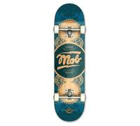 MOB Skateboard Gold Label 8.25 Complete - Planche complète 32 x 8,25" - Planche en bois d'érable - Prêt à l'emploi - Skateboard débutant et professionnel pour adolescents, adultes - Logo bleu