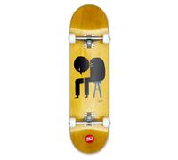 MOB Skateboard Lost Thought 8.25 Complete - Planche complète 32 x 8.25 pouces - déjà montée - Skateboard pour débutants et professionnels - Abstrait - Jaune
