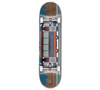 MOB Skateboard Ridgeway 8.0 Complete - Planche complète 31.875 x 8 pouces - déjà montée - Skateboard pour débutants et professionnels - Wagon avec montagnes