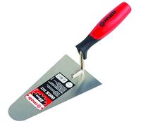 Mob - Truelle ronde inox manche bi-matière - Lame en acier traité de haute qualité, souple mais indéformable - Patte forgée - Longueur 20 cm -