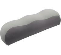 MOBAAK Oreiller d'élévation des jambes, oreiller pour dormir les douleurs à la hanche, oreiller de genou en mousse à mémoire de forme pour le côté, pour dormir, lire, se détendre (gris)